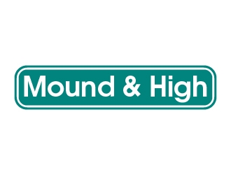 MoundandHigh  or Mound&High logo design by shravya