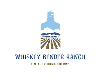 Whiskey Bender Ranch logo design by logolady