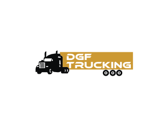DGF Trucking logo design by Diancox