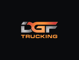 DGF Trucking logo design by haidar
