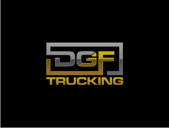 DGF Trucking logo design by sodimejo