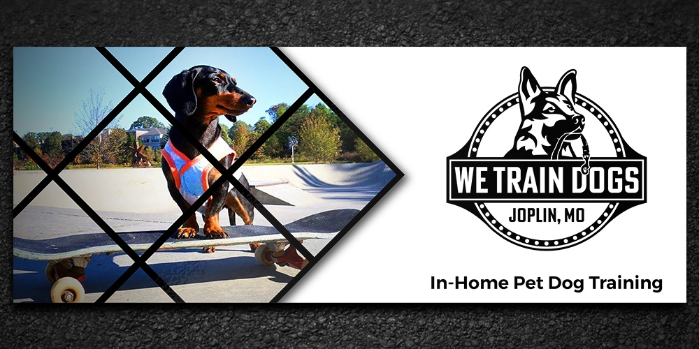 We Train Dogs logo design by Gelotine