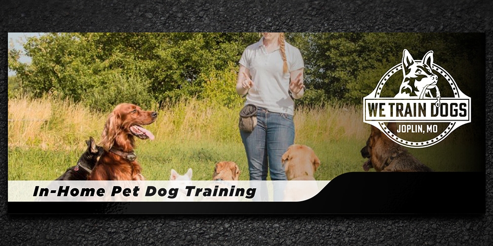 We Train Dogs logo design by Gelotine