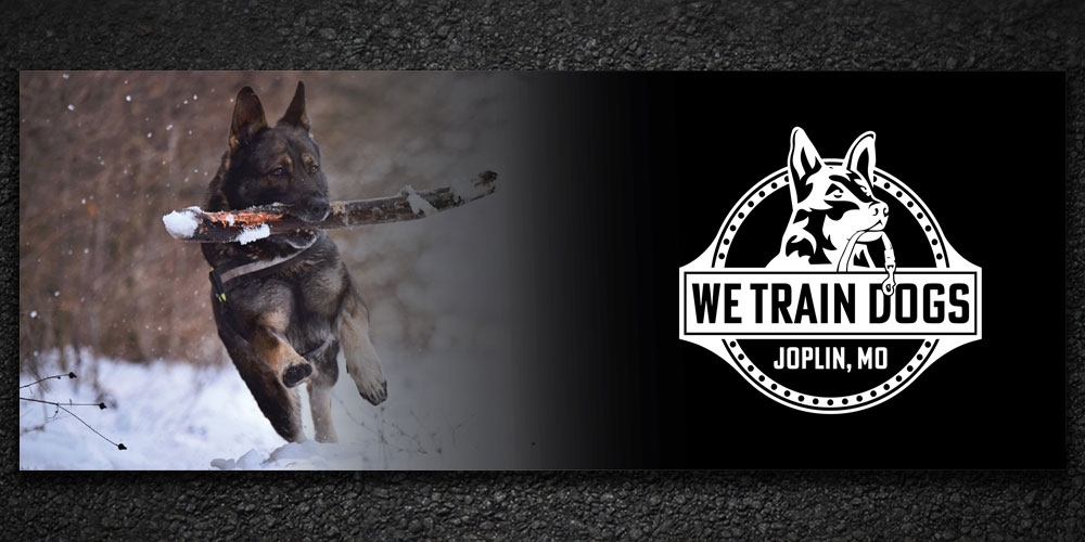 We Train Dogs logo design by Boomstudioz