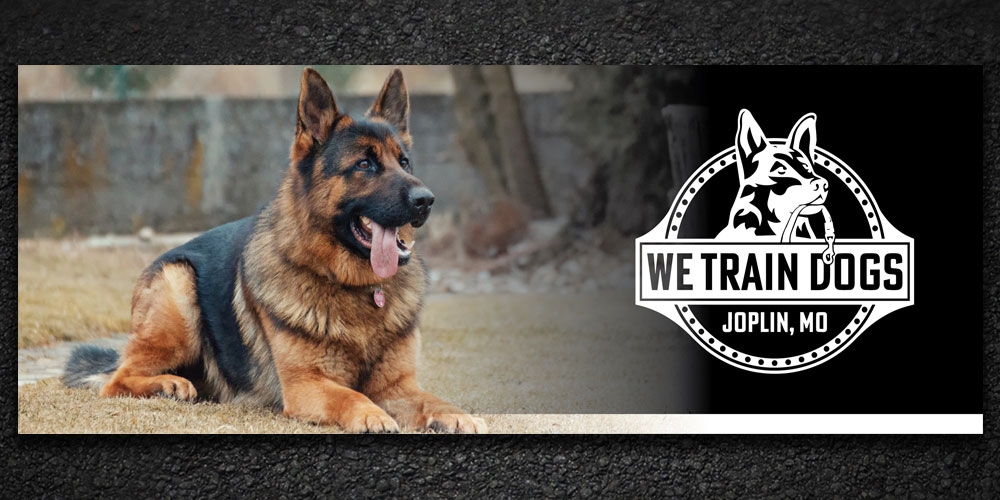 We Train Dogs logo design by Boomstudioz