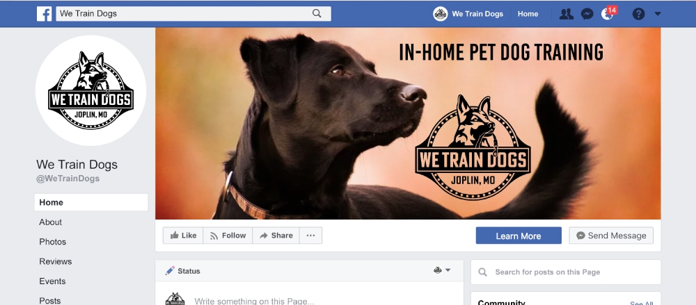 We Train Dogs logo design by LogOExperT