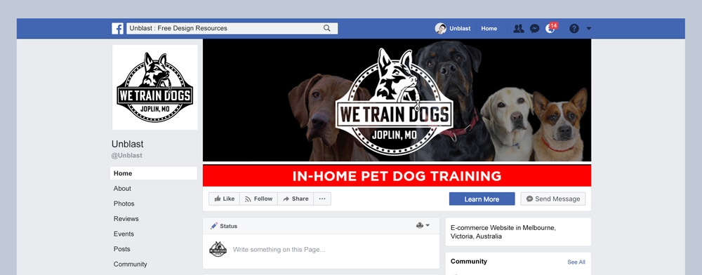 We Train Dogs logo design by aRBy