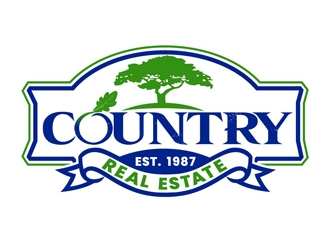 Country Real Estate  logo design by DreamLogoDesign