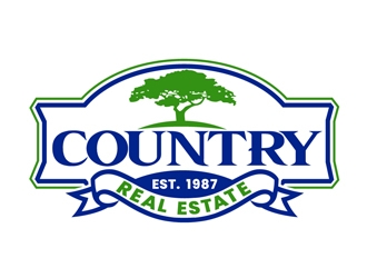 Country Real Estate  logo design by DreamLogoDesign