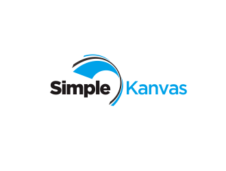 Simple Kanvas logo design by YONK