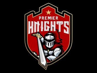 Premier Athletics Sports Academy AKA Premier Knights logo design by rizuki