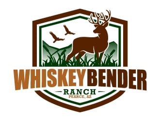 Whiskey Bender Ranch logo design by Kirito