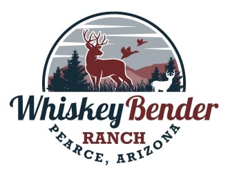 Whiskey Bender Ranch logo design by Kirito