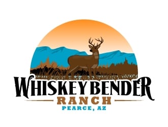 Whiskey Bender Ranch logo design by KDesigns