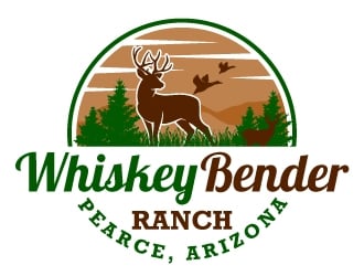 Whiskey Bender Ranch logo design by Kirito