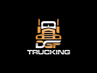 DGF Trucking logo design by oke2angconcept