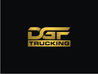 DGF Trucking logo design by logitec
