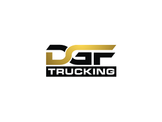 DGF Trucking logo design by logitec