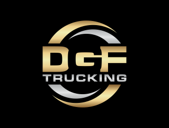 DGF Trucking logo design by BlessedArt