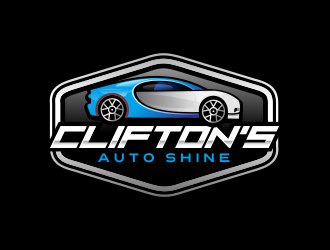 Cliftons Auto Shine logo design by AisRafa