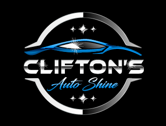 Cliftons Auto Shine logo design by SOLARFLARE