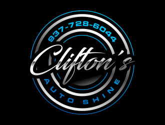 Cliftons Auto Shine logo design by semar