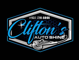 Cliftons Auto Shine logo design by Benok