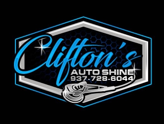 Cliftons Auto Shine logo design by Benok