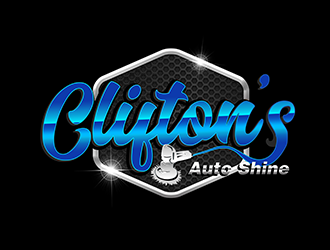 Cliftons Auto Shine logo design by 3Dlogos