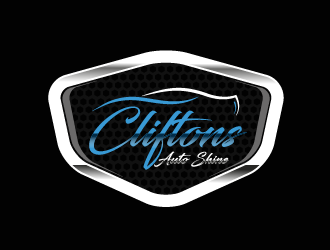 Cliftons Auto Shine logo design by czars