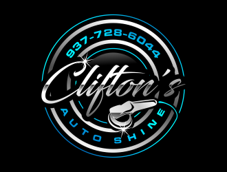 Cliftons Auto Shine logo design by semar