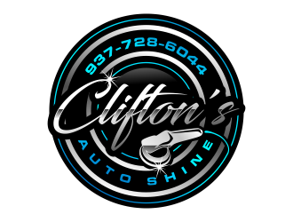 Cliftons Auto Shine logo design by semar