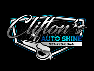 Cliftons Auto Shine logo design by semar