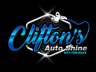 Cliftons Auto Shine logo design by 3Dlogos