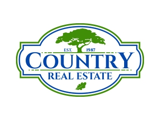 Country Real Estate  logo design by MarkindDesign