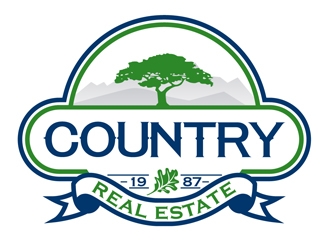 Country Real Estate  logo design by DreamLogoDesign