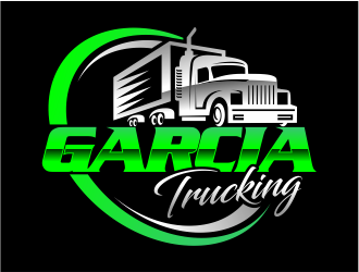 Garcia Trucking  logo design by cintoko