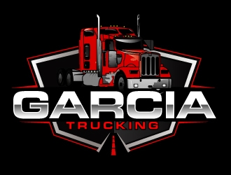 Garcia Trucking  logo design by AamirKhan