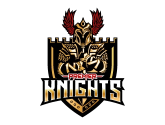 Premier Athletics Sports Academy AKA Premier Knights logo design by iamjason