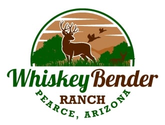 Whiskey Bender Ranch logo design by Kirito