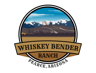 Whiskey Bender Ranch logo design by Kruger