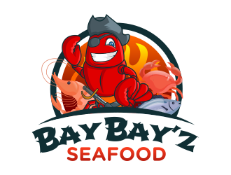 Bay Bay’z Seafood logo design by Panara