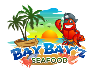 Bay Bay’z Seafood logo design by Panara