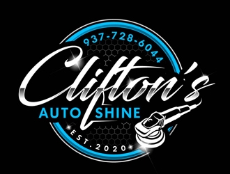 Cliftons Auto Shine logo design by DreamLogoDesign