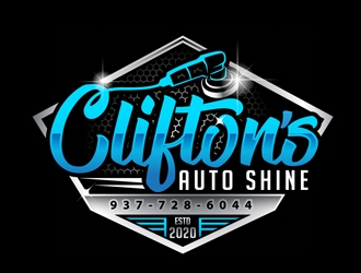 Cliftons Auto Shine logo design by DreamLogoDesign