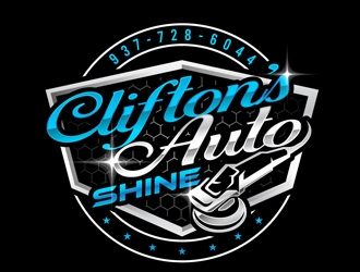 Cliftons Auto Shine logo design by DreamLogoDesign