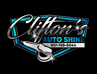 Cliftons Auto Shine logo design by semar