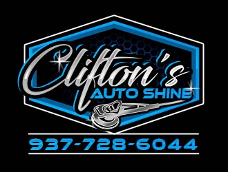 Cliftons Auto Shine logo design by Benok