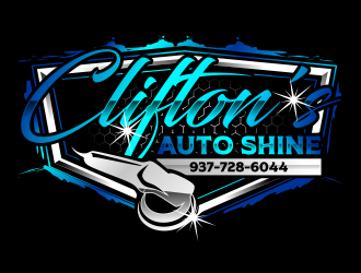 Cliftons Auto Shine logo design by semar