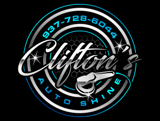 Cliftons Auto Shine logo design by semar